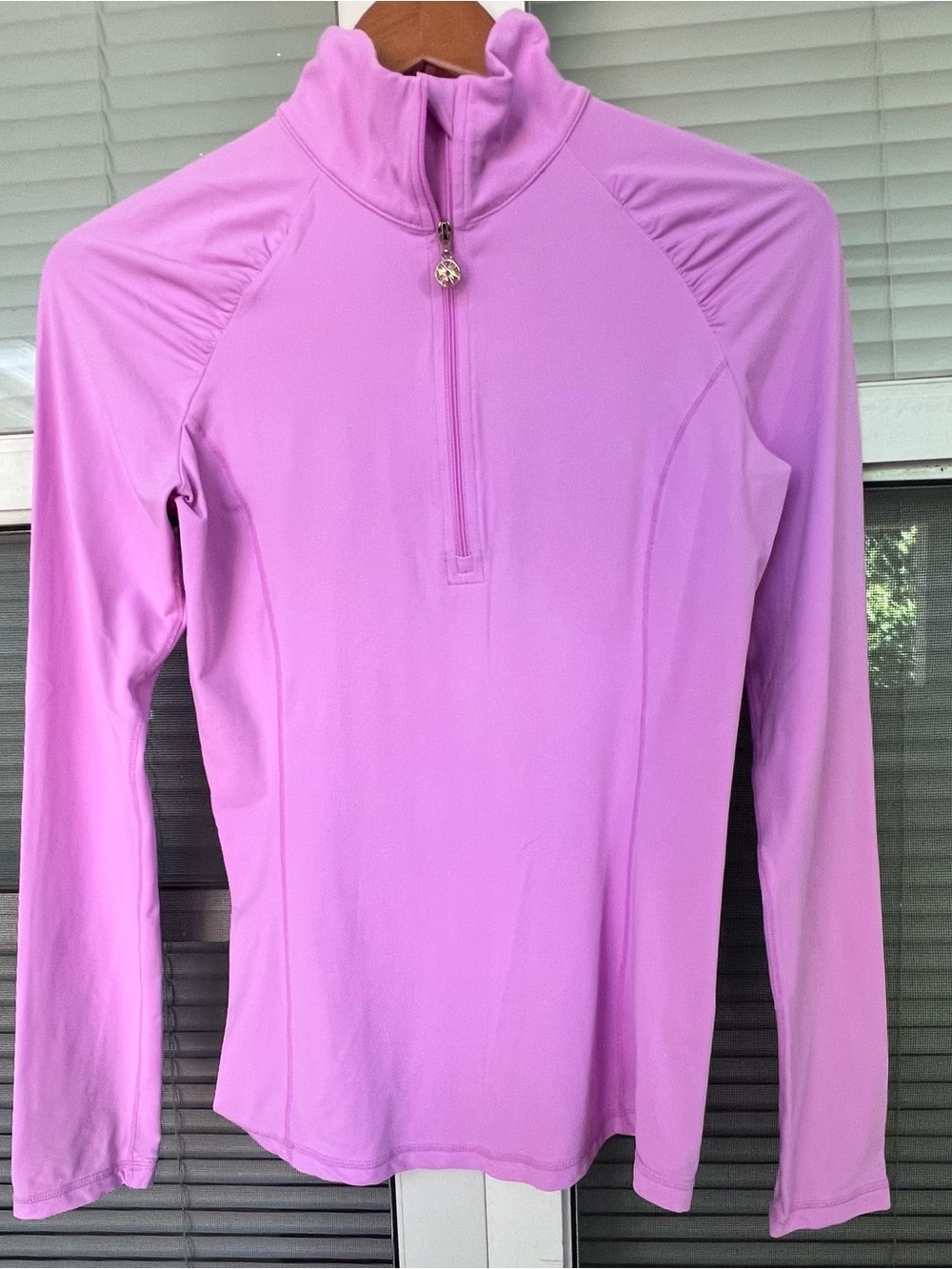 Lilly Pulitzer Luxletic Justine Half-Zip Pullover Orchid Pink Size Small